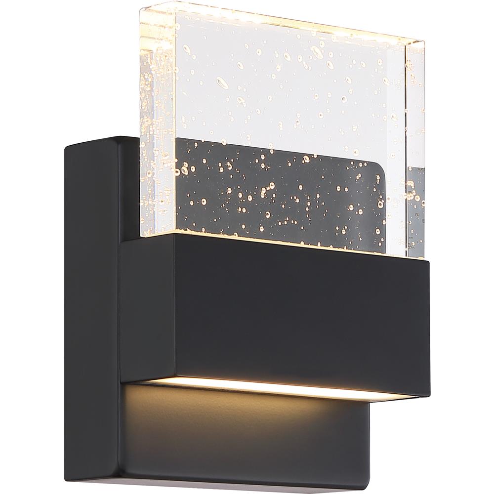Nuvo Lighting 62/1511 Ellusion Led Small Wall Sconce in Matte Black
