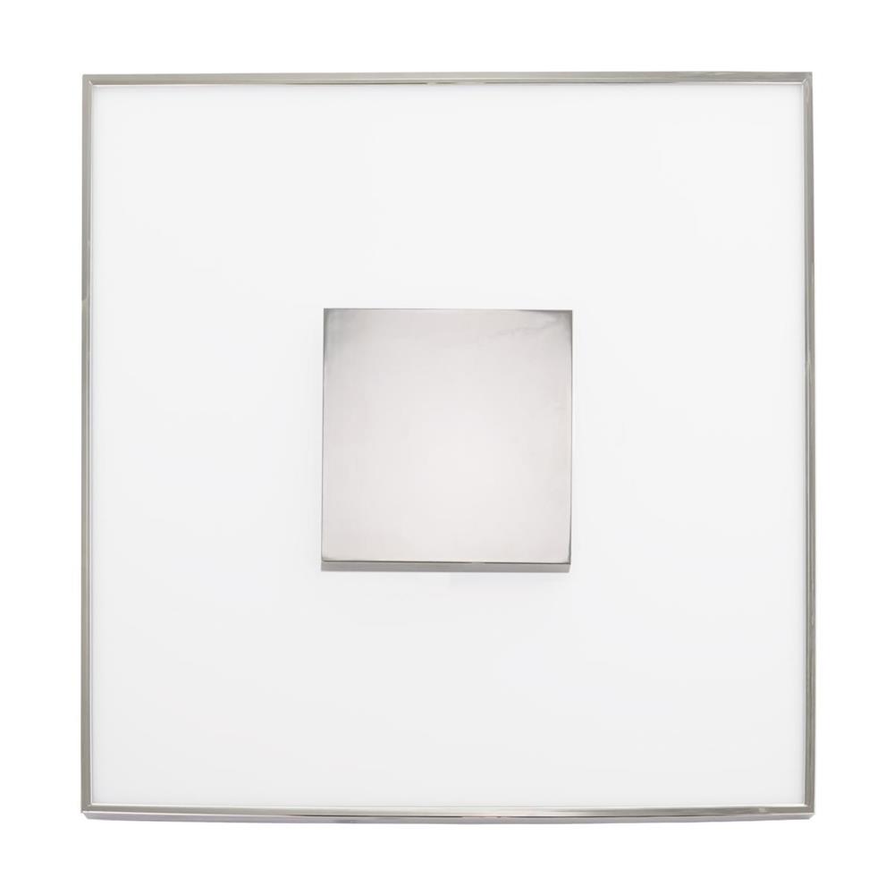 Nuvo Lighting 62-1521 13" Blink Luxe Square Flush Mount in Polished Nickel