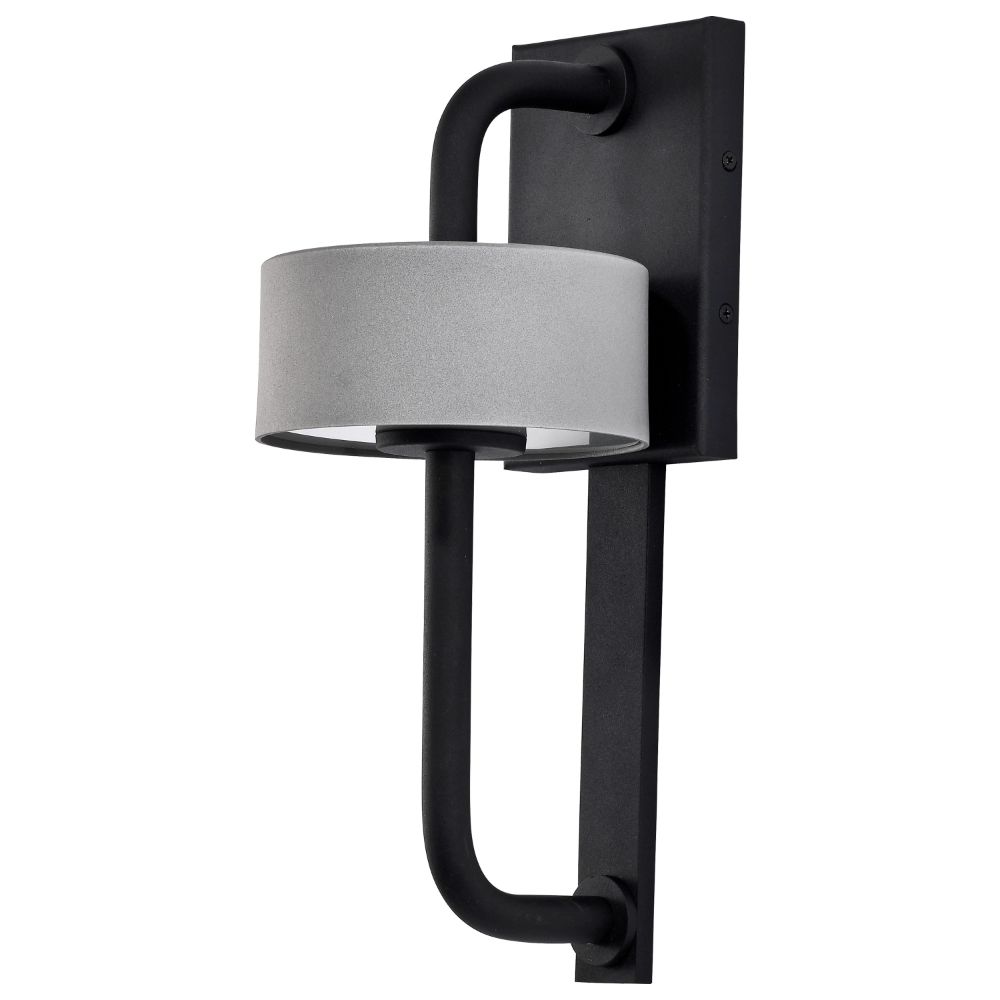 Nuvo Lighting 62/1607 Overtop 10w Led Med Wall Lant In Matte Black