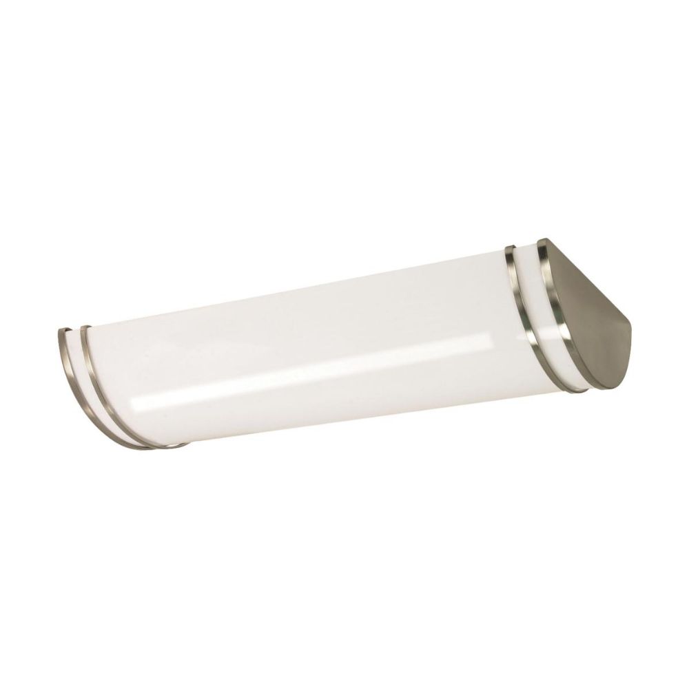 Nuvo Lighting 62-1639 Glamour 25" LED Linear Flush Mount in Brushed Nickel