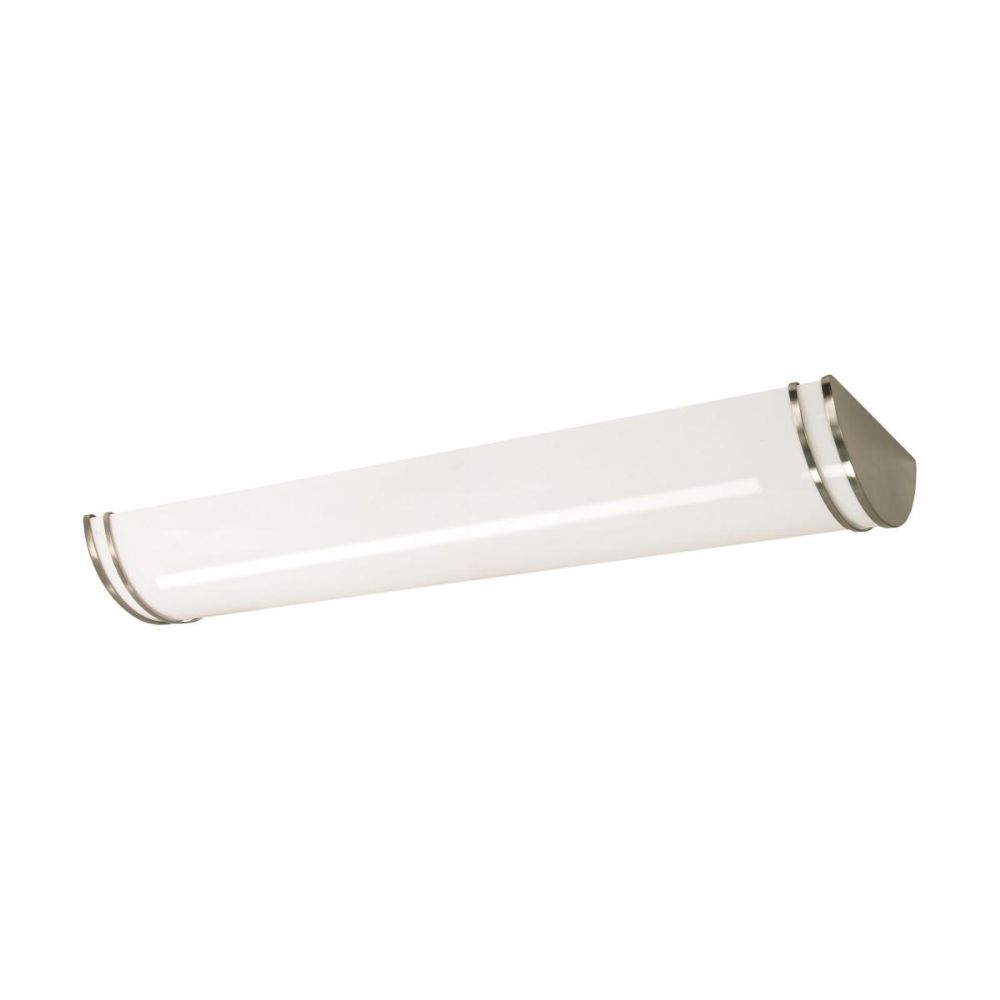 Nuvo Lighting 62-1640 Glamour 50" LED Linear Flush Mount in Brushed Nickel