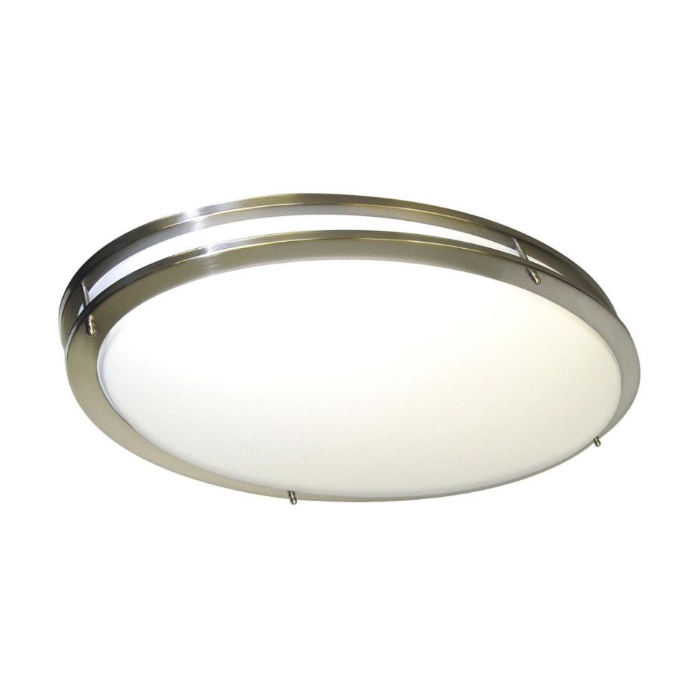 Nuvo Lighting 62-1641 Glamour 32" LED Oval Flush Mount in Brushed Nickel