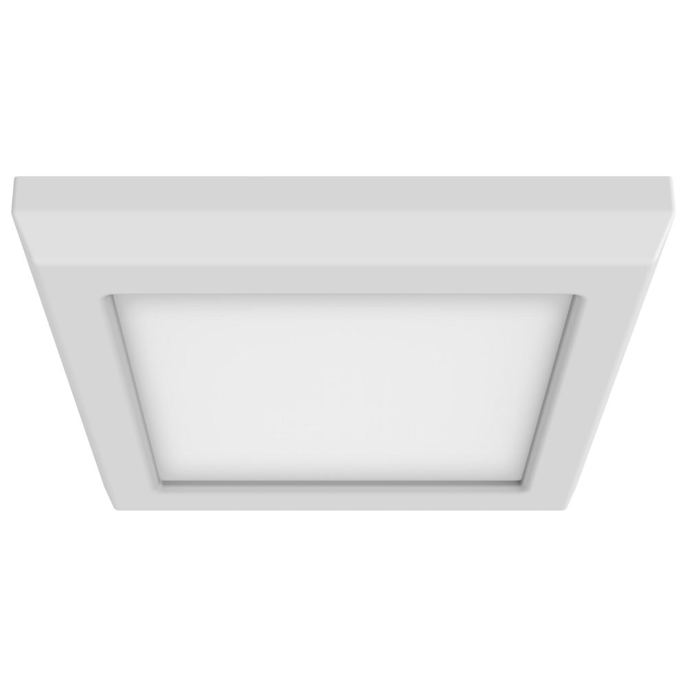 Nuvo 62-1704 Blink - 9W; 5in; LED Fixture; CCT Selectable; Square Shape; White Finish; 120V