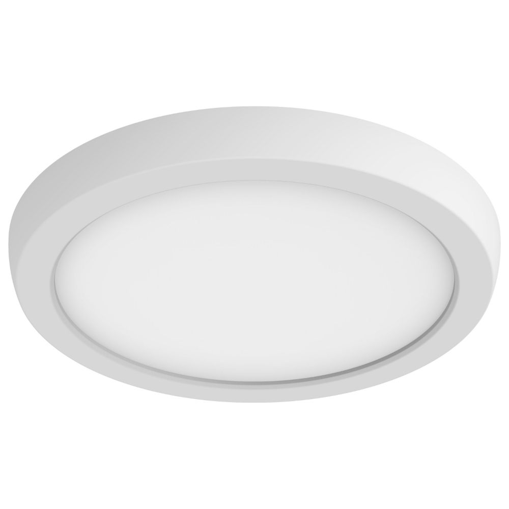 Nuvo 62-1710 Blink - 11W; 7in; LED Fixture; CCT Selectable; Round Shape; White Finish; 120V