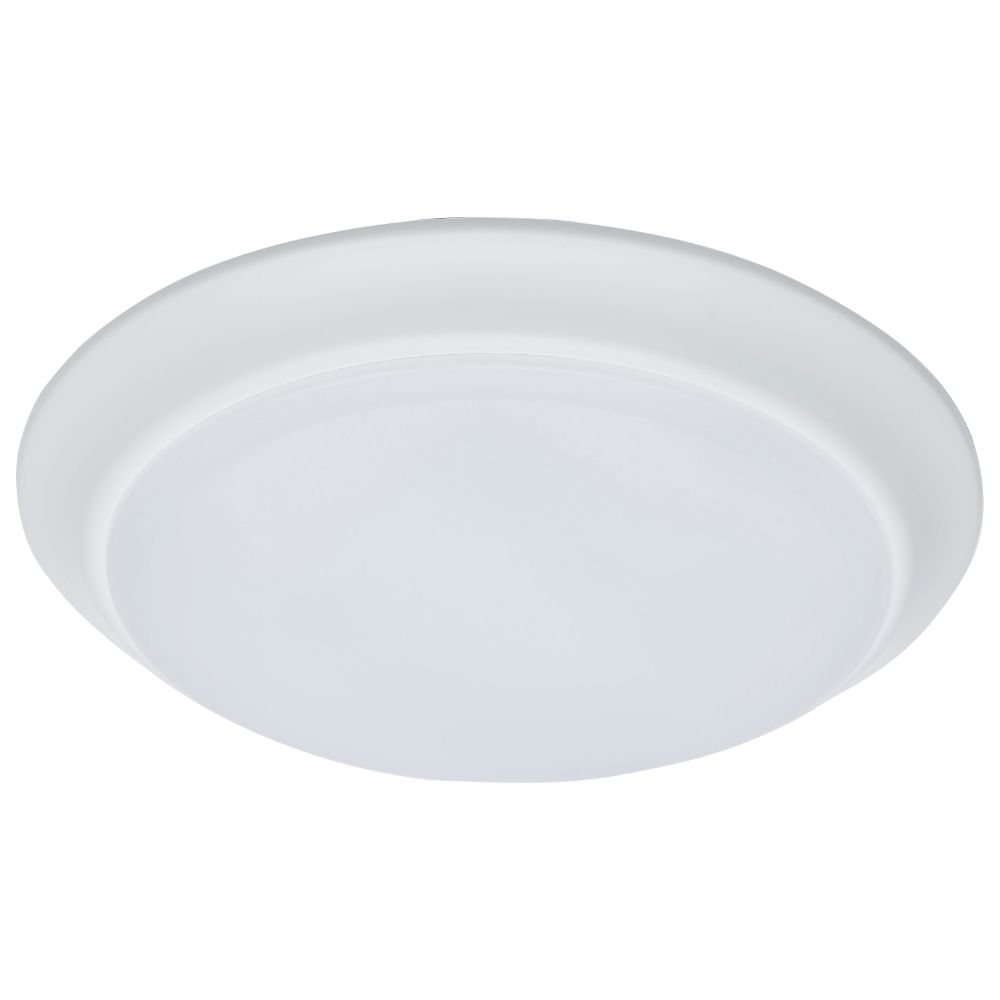 Nuvo 62-1810 10 inch; LED Disk Light; 6 Unit Contractor Pack; 5-CCT Selectable 27K/3K/35K/4K/5K; White Finish