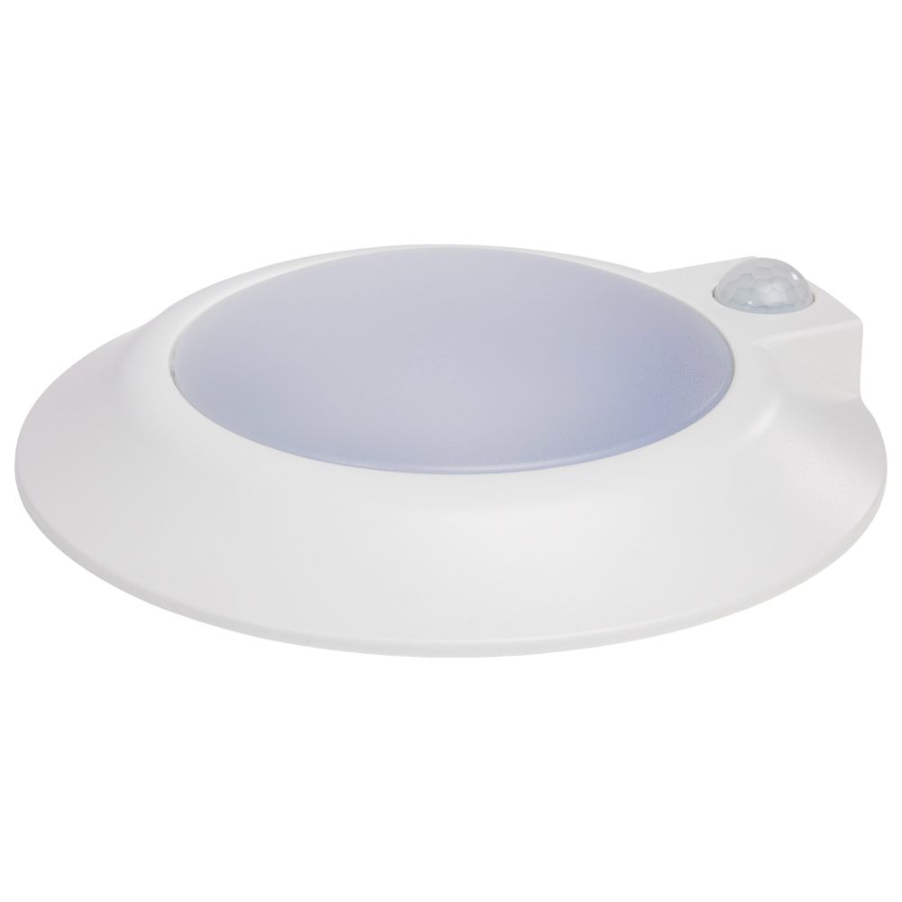 Nuvo 62-1820 7 Inch; LED Disk Light; Fixture with Occupancy Sensor; White Finish; CCT Selectable