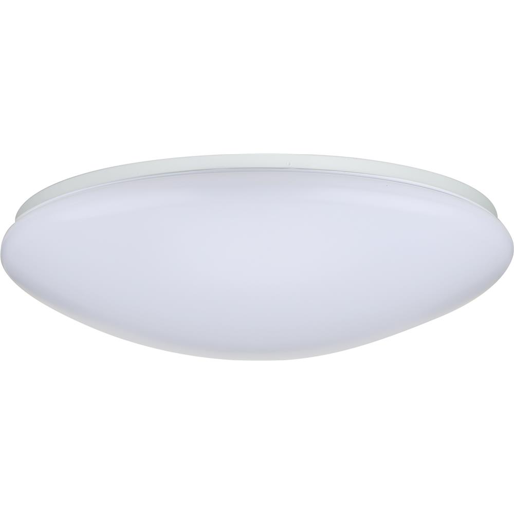 Nuvo Lighting 62/766  19" Flush Mounted LED Light Fixture; White Finish; With Occupancy Sensor; 120V in White Finish