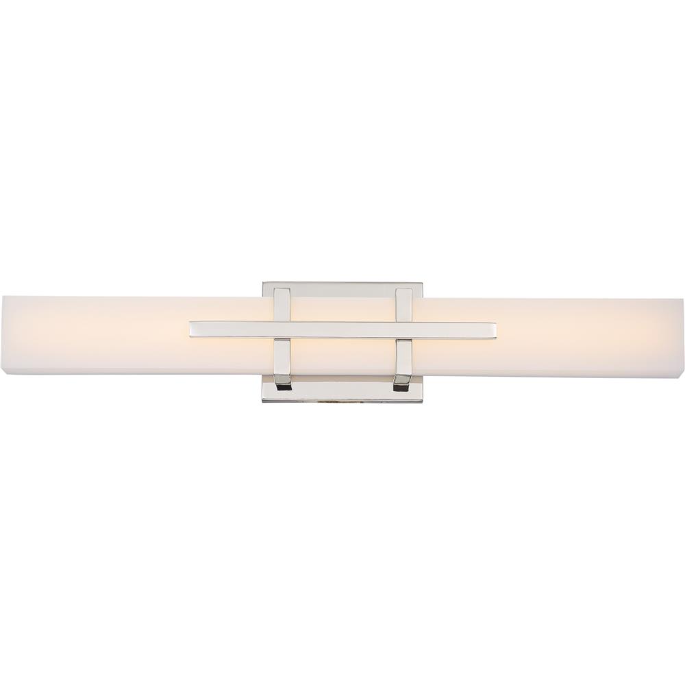 Nuvo Lighting 62/872  Grill - Double LED Wall Sconce; Polished Nickel Finish in Polished Nickel Finish