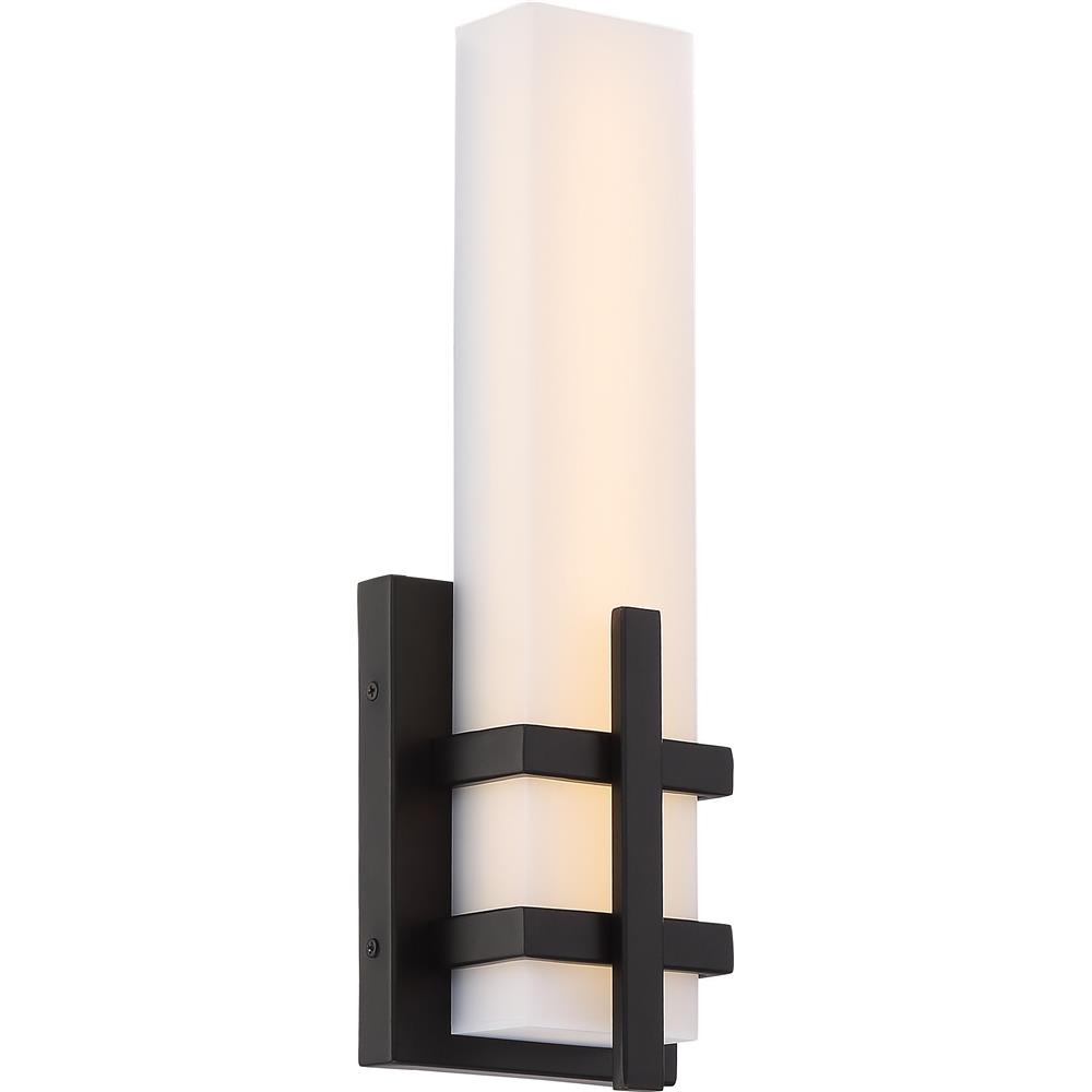 Nuvo Lighting 62/873  Grill - Single LED Wall Sconce; Aged Bronze Finish in Aged Bronze Finish