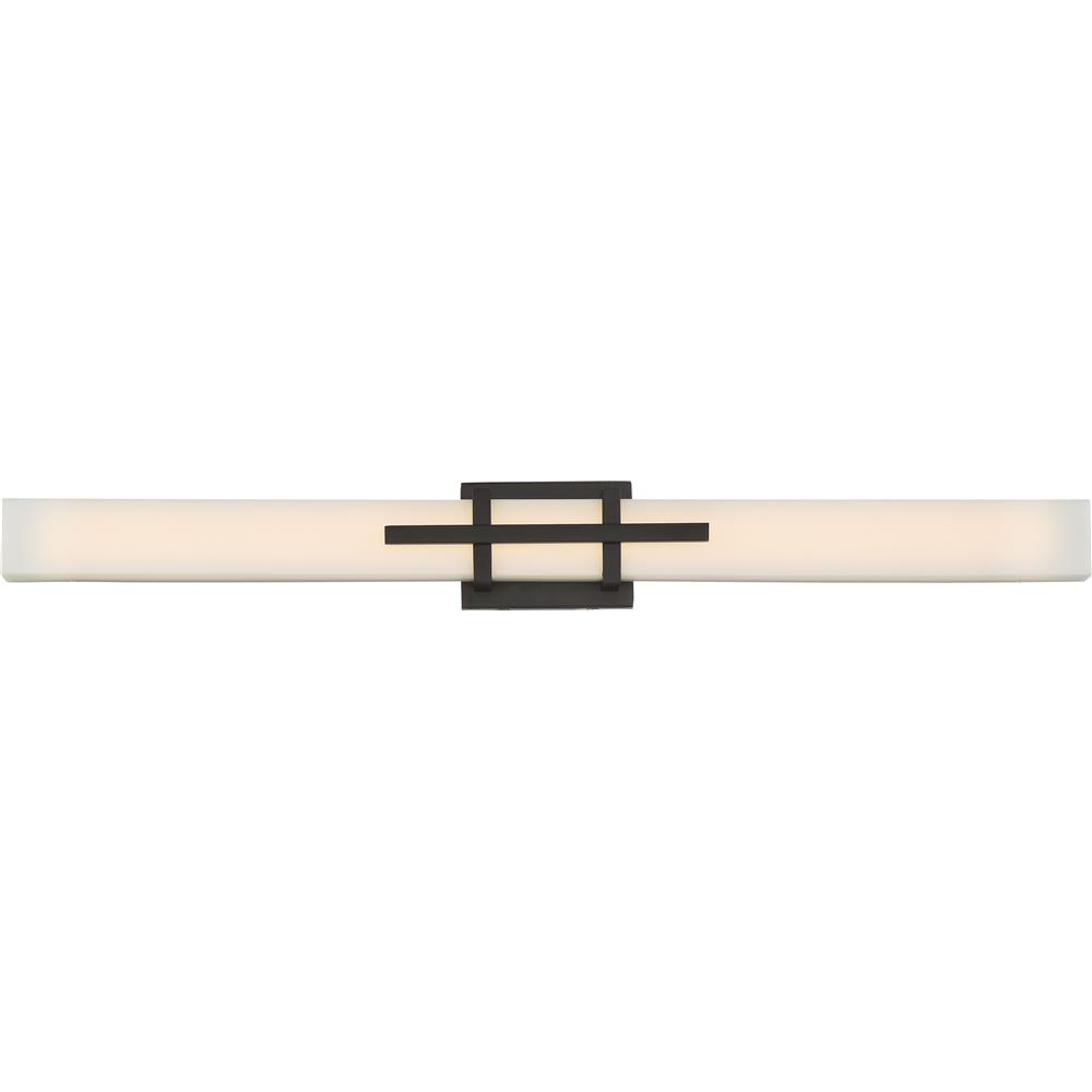 Nuvo Lighting 62/876  Grill Triple LED Wall Sconce - Aged Bronze Finish - White Acrylic Lens in Aged Bronze Finish