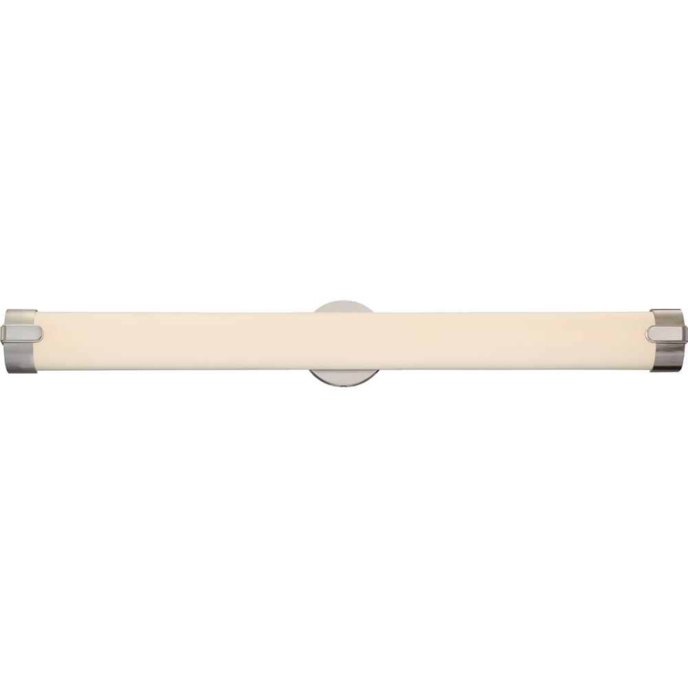 Nuvo Lighting 62/925  Loop 36" LED Wall Sconce - Brushed Nickel Finish White Acrylic Lens in Brushed Nickel Finish