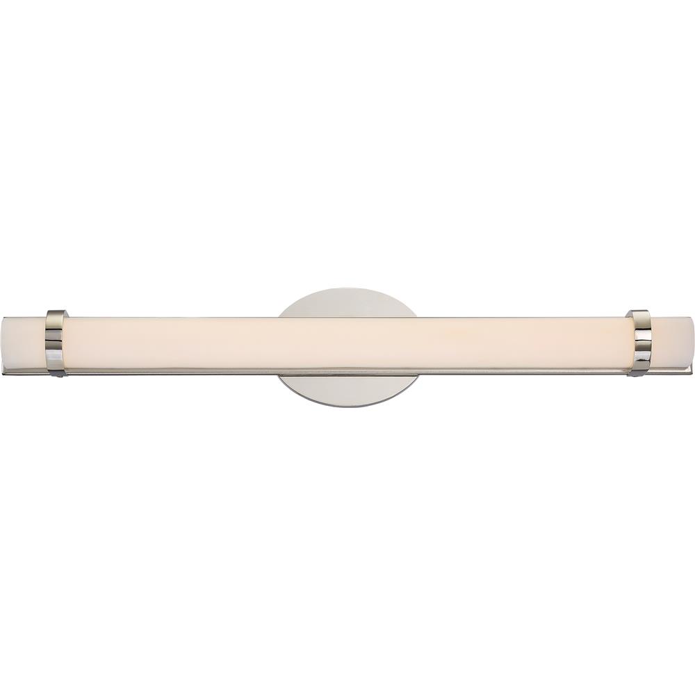 Nuvo Lighting 62/932  Slice - Double LED Wall Sconce; Polished Nickel Finish in Polished Nickel Finish