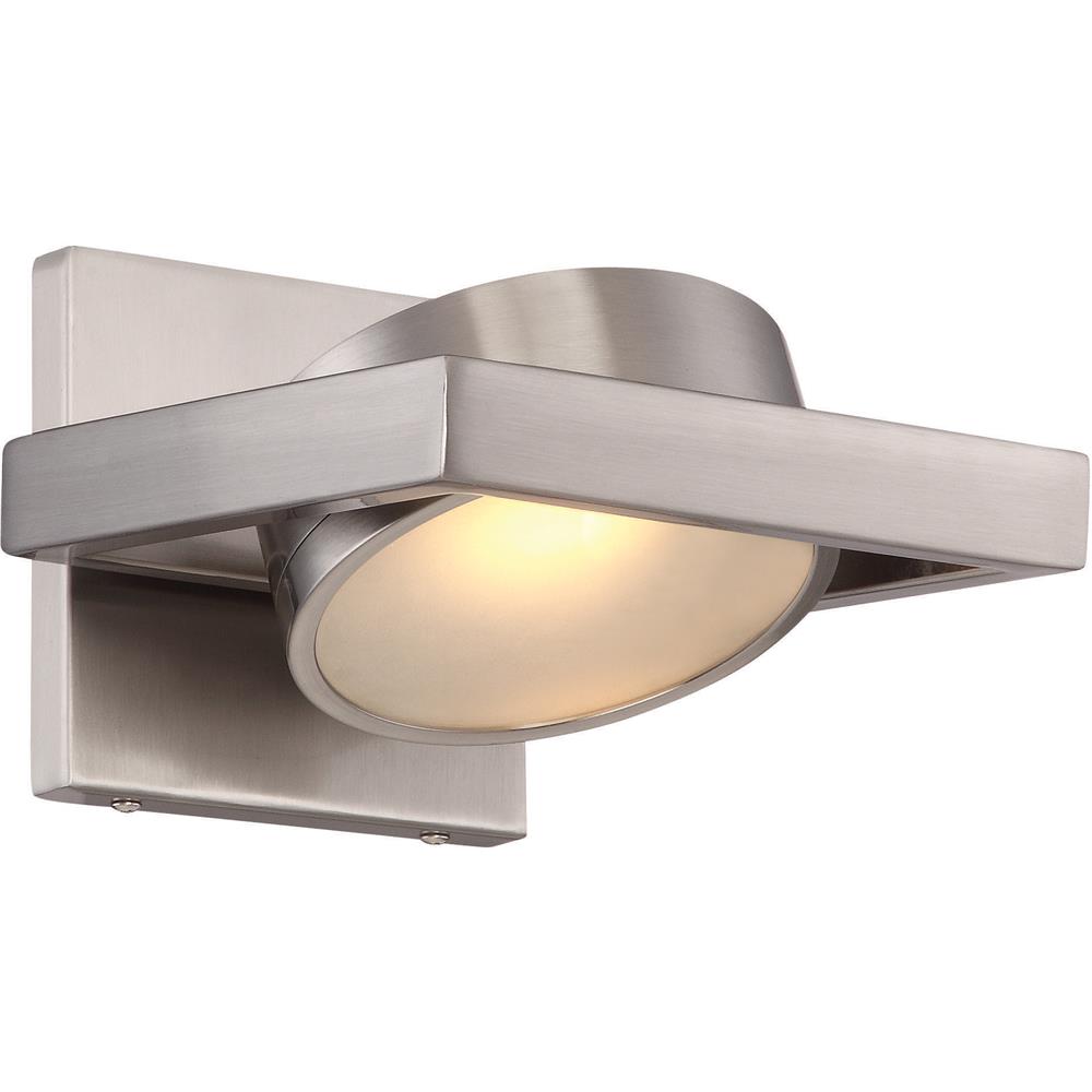 Nuvo Lighting 62/994  Hawk LED Pivoting Head Wall Sconce - Brushed Nickel Finish - Lamp Included in Brushed Nickel Finish