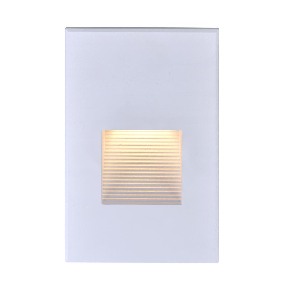 Nuvo Lighting 65/405  LED Vertical Step Light; 3 Watt; White Finish; 120 Volts in White Finish