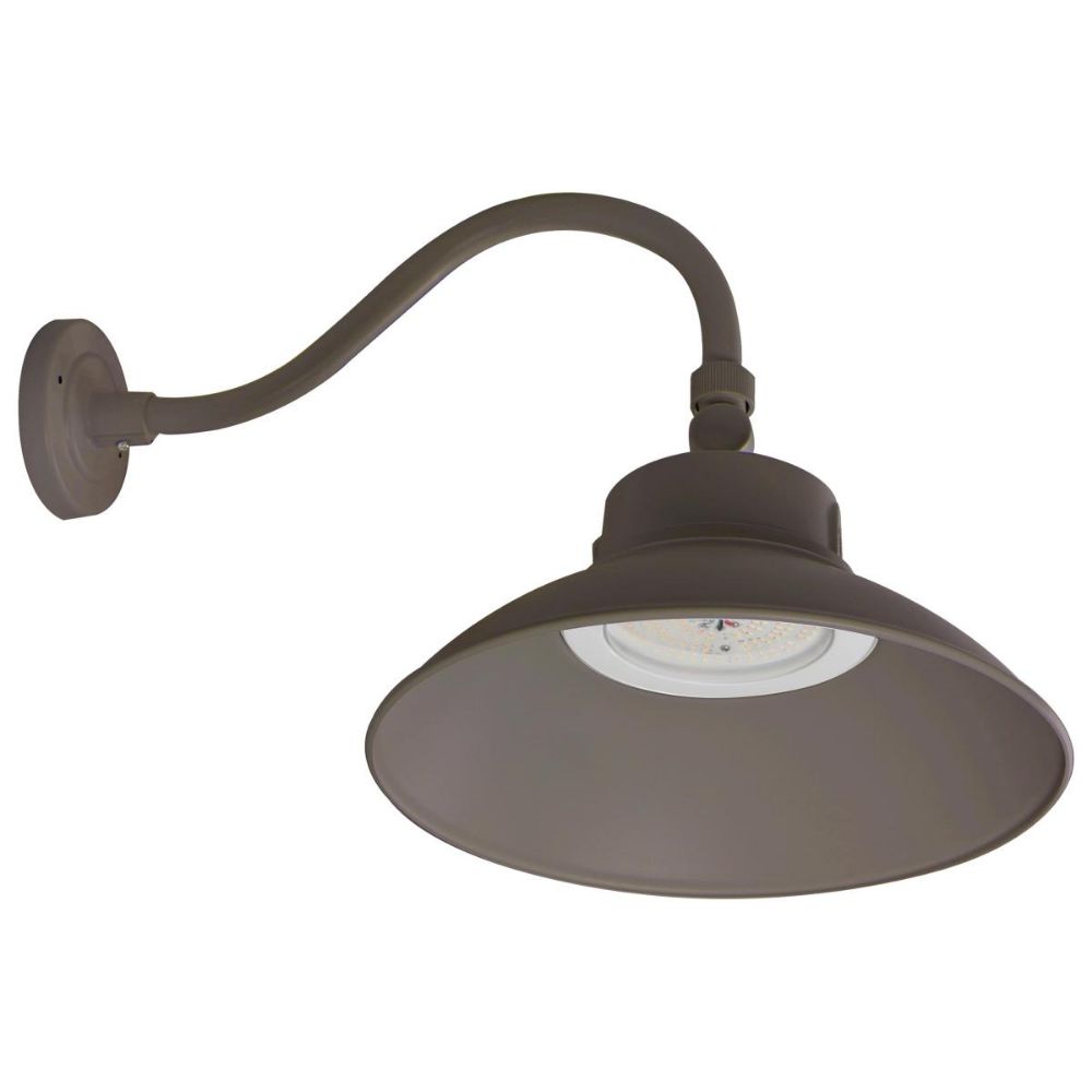 Nuvo Lighting 65-662 LED Gooseneck Fixture with Photocell in Bronze