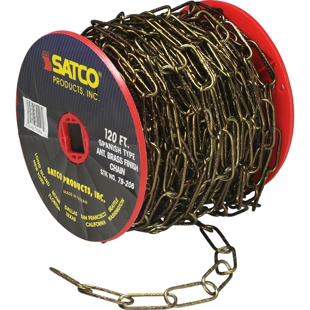 Satco 79-206 40 Yd. Ant Br Spanish Chain Re