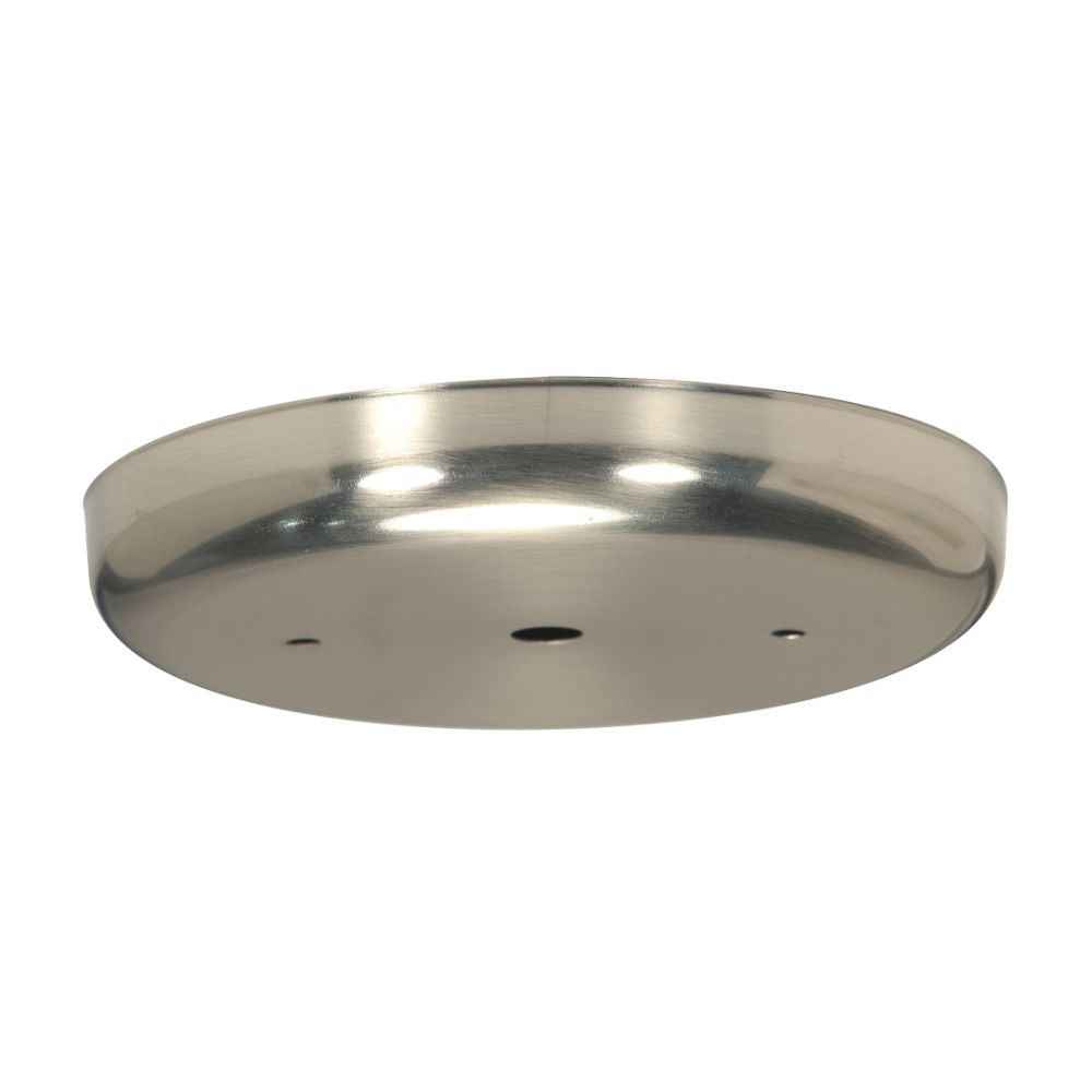 Satco 90-1902 Brushed Nkl Fin Con Canopy Onl