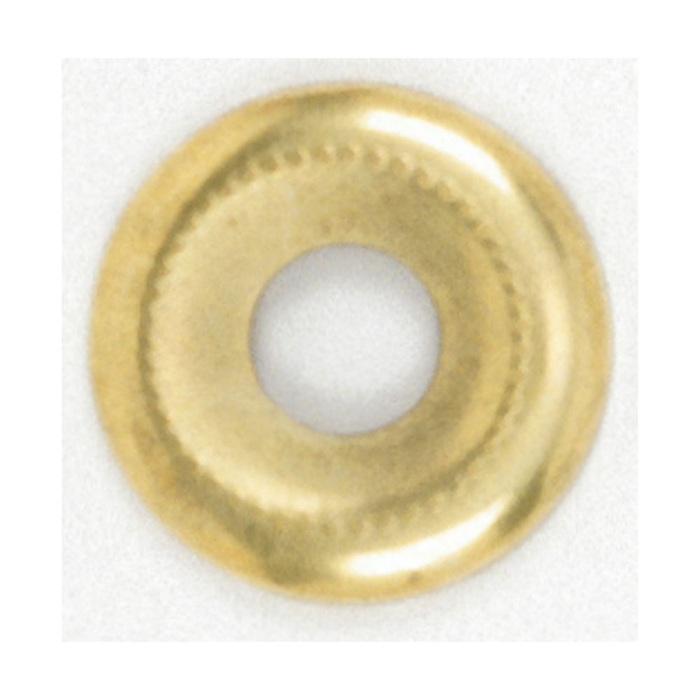 Satco 90-388 1 1/8 Beaded Brass Pltd Washer