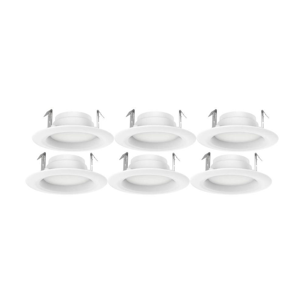 Satco by Nuvo Lighting S11640 6 Pack LED Retrofit Downlight in White
