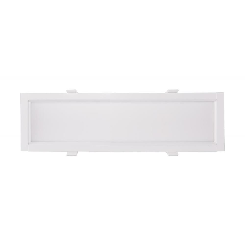 Satco by Nuvo Lighting S11720 LED Adjustable Direct Wire Linear Downlight in White