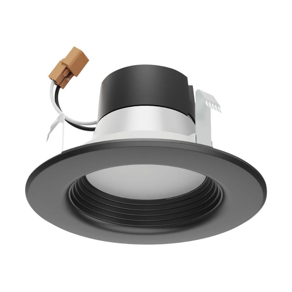 Satco by Nuvo Lighting S11832 LED Round Retrofit Downlight in Black