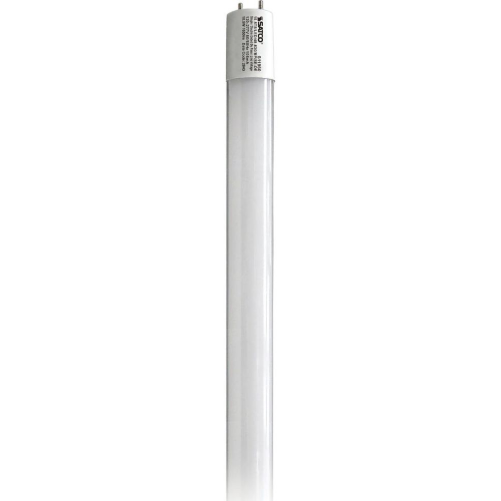 Satco by Nuvo Lighting S11960 4 Foot Single or Double Ended Wiring Ballast Bypass LED in Gloss White