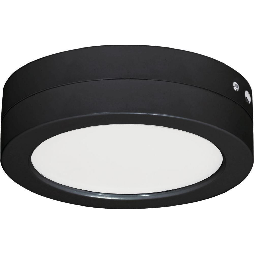 Satco S21533 Battery Backup Module For Flush Mount LED Fixture; 7 in. Round; Black Finish