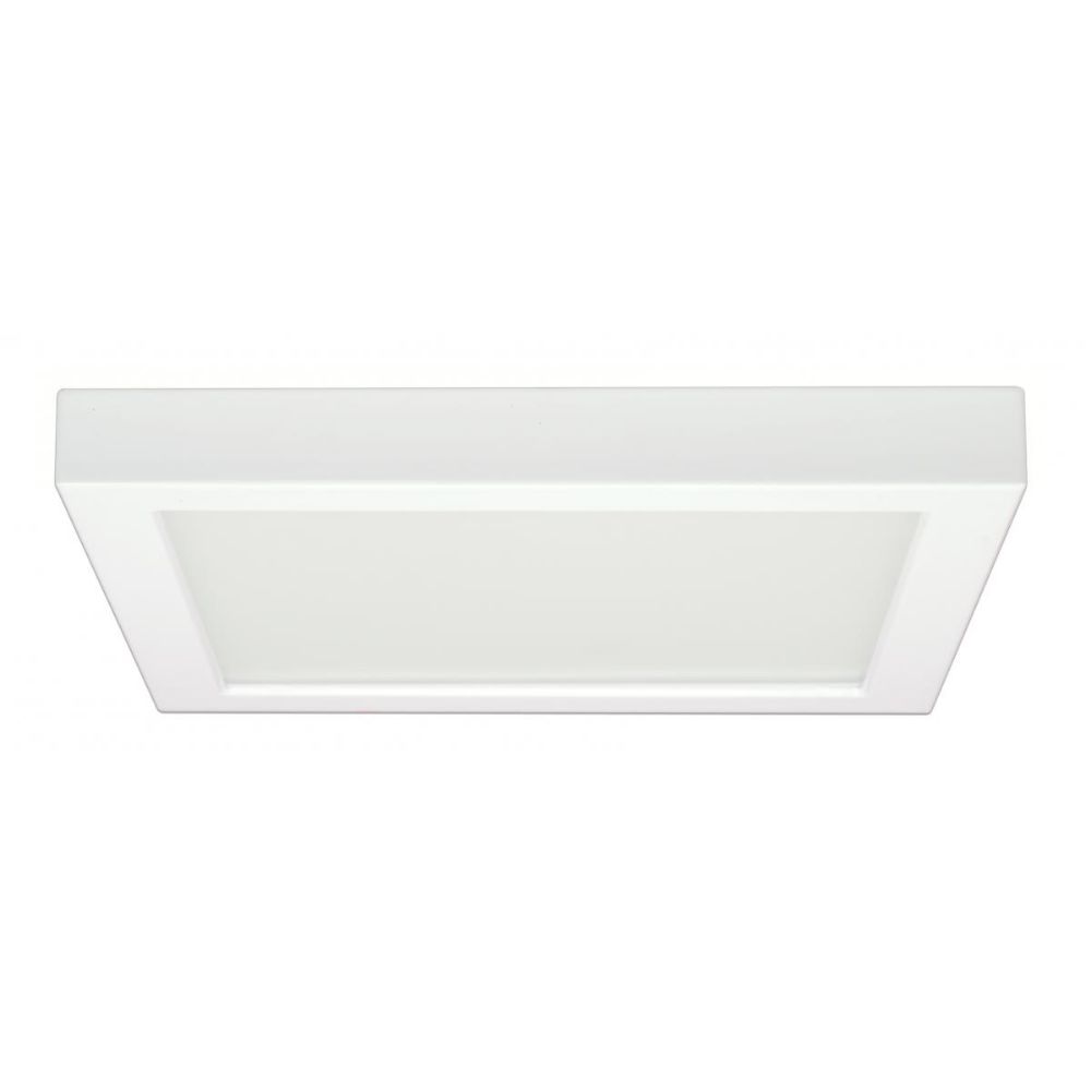 Satco by Nuvo Lighting S29687 9" LED Square Flush Mount in White