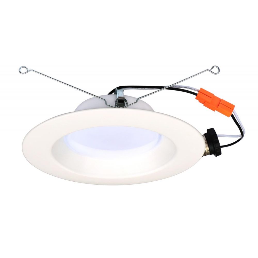 Satco by Nuvo Lighting S8888 LED Round Retrofit Downlight in White
