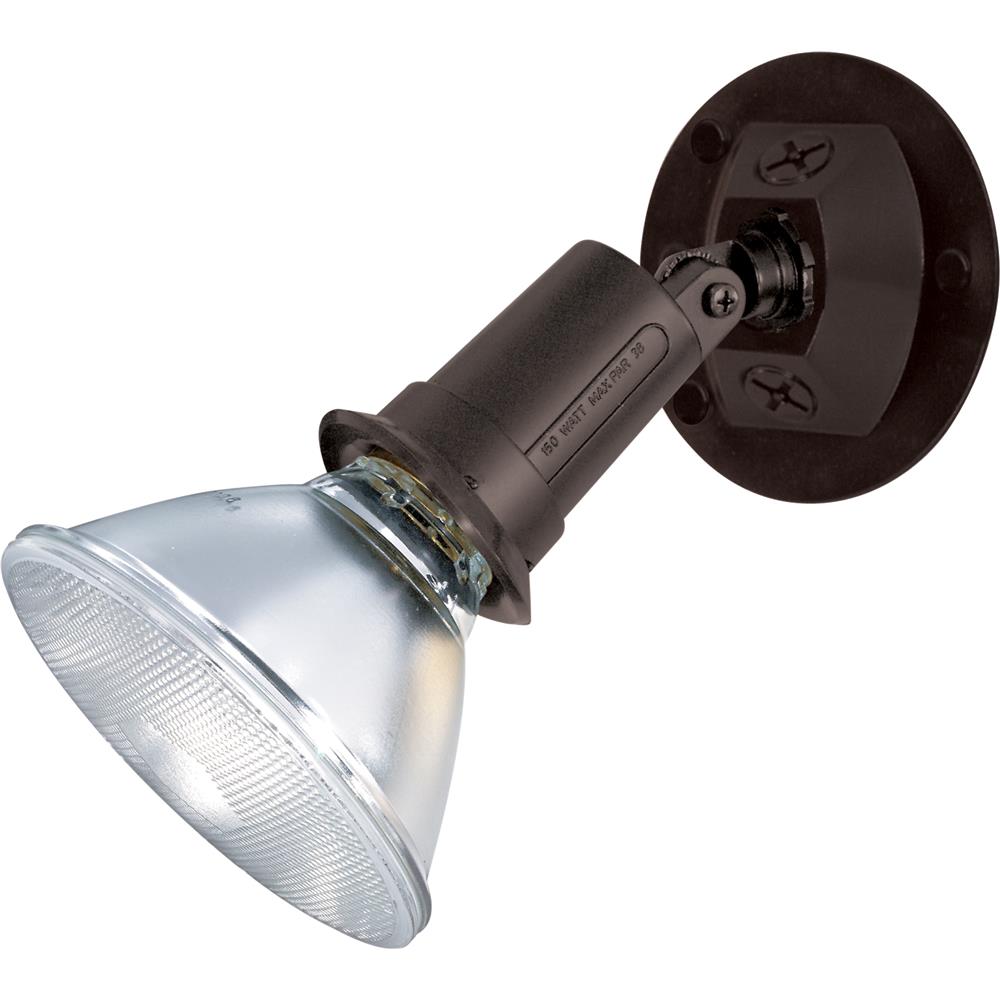 Nuvo Lighting SF76/521  1 Light - 5" - Flood Light; Exterior - PAR38 with Adjustable Swivel in Bronze Finish