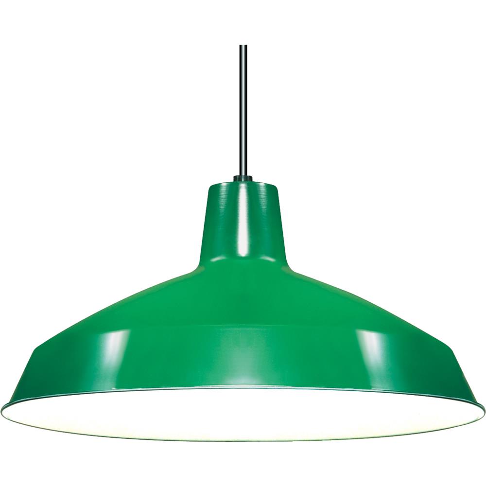Nuvo Lighting SF76/660  1 Light - 16" - Pendant - Warehouse Shade in Green Finish