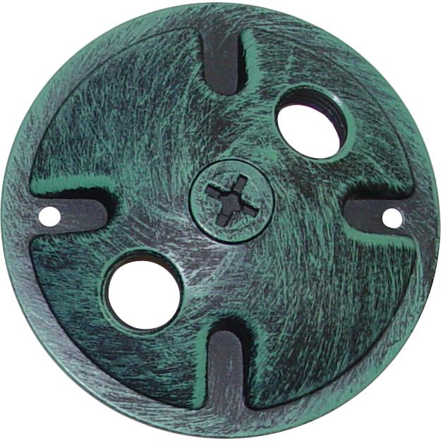 Nuvo Lighting SF76/668  Mounting Plate; 2 Light; Antique Verdigris Finish in Antique Verdigris Finish