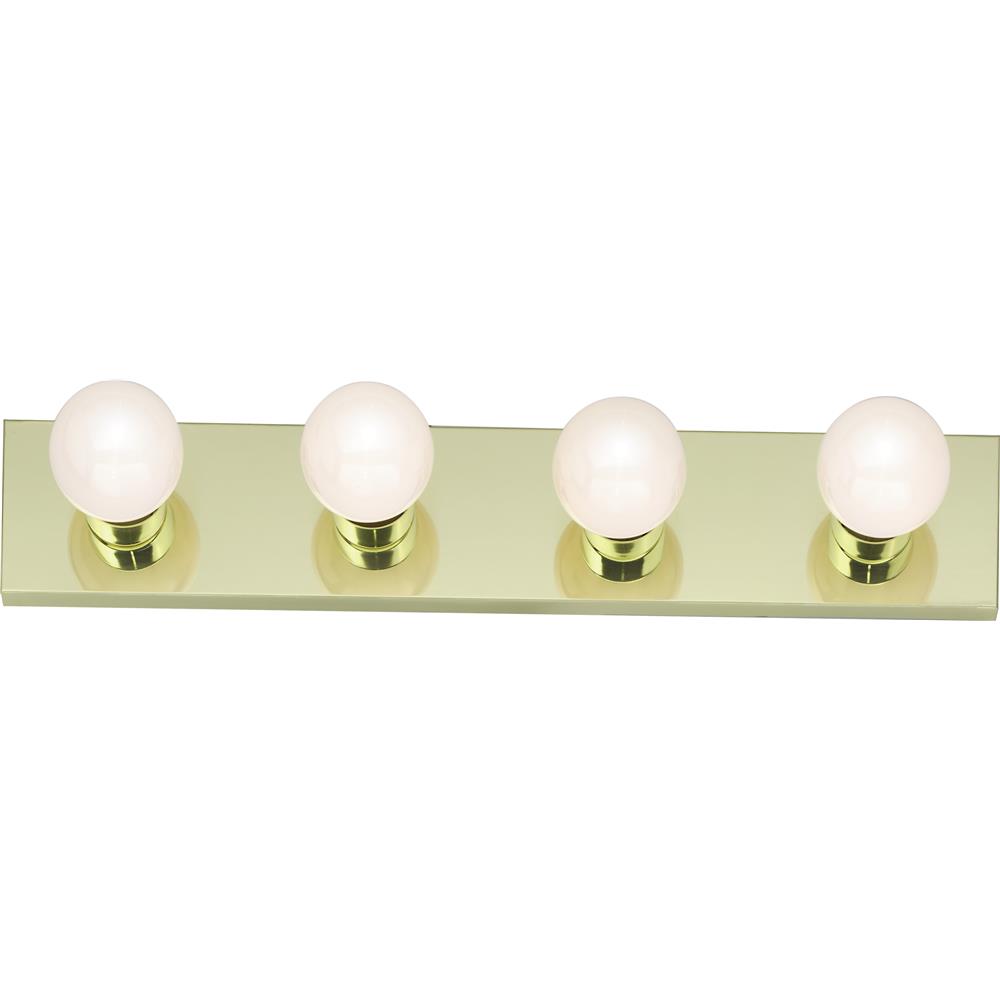 Nuvo Lighting SF77/189  4 Light - 24" - Vanity - Strip in Polished Brass Finish