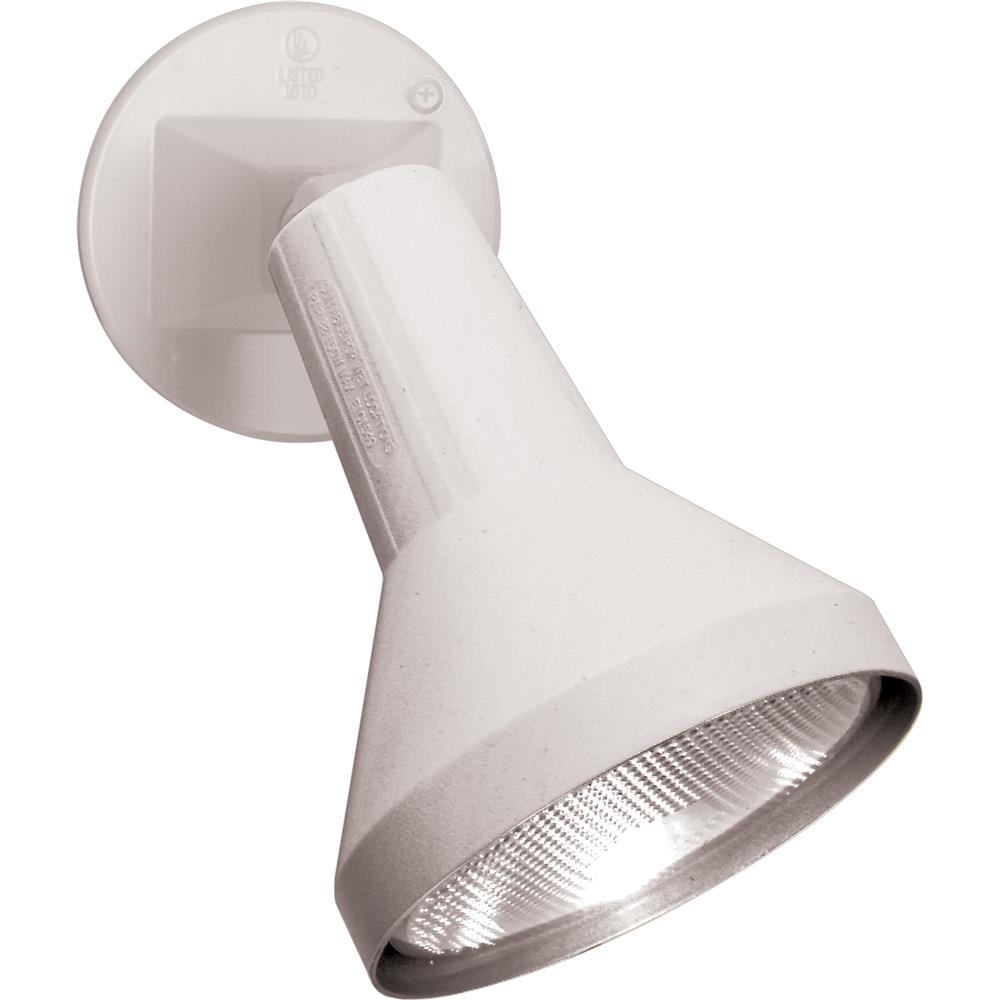 Nuvo Lighting SF77/487  1 Light - 8" - Flood Light; Exterior - PAR38 with Adjustable Swivel in White Finish