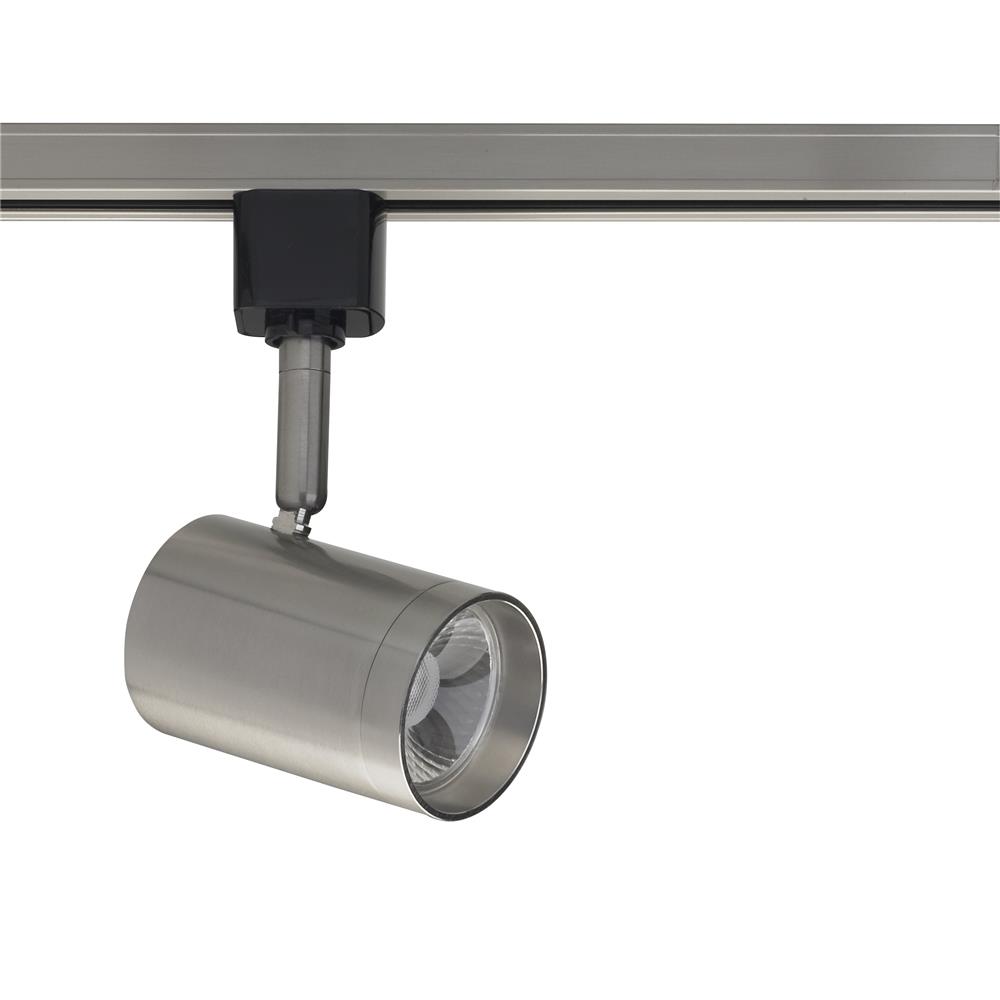 Nuvo Lighting TH475  1 Light - LED - 12W Track Head - Small Cylinder - Brushed Nickel - 24 Deg. Beam in Brushed Nickel Finish
