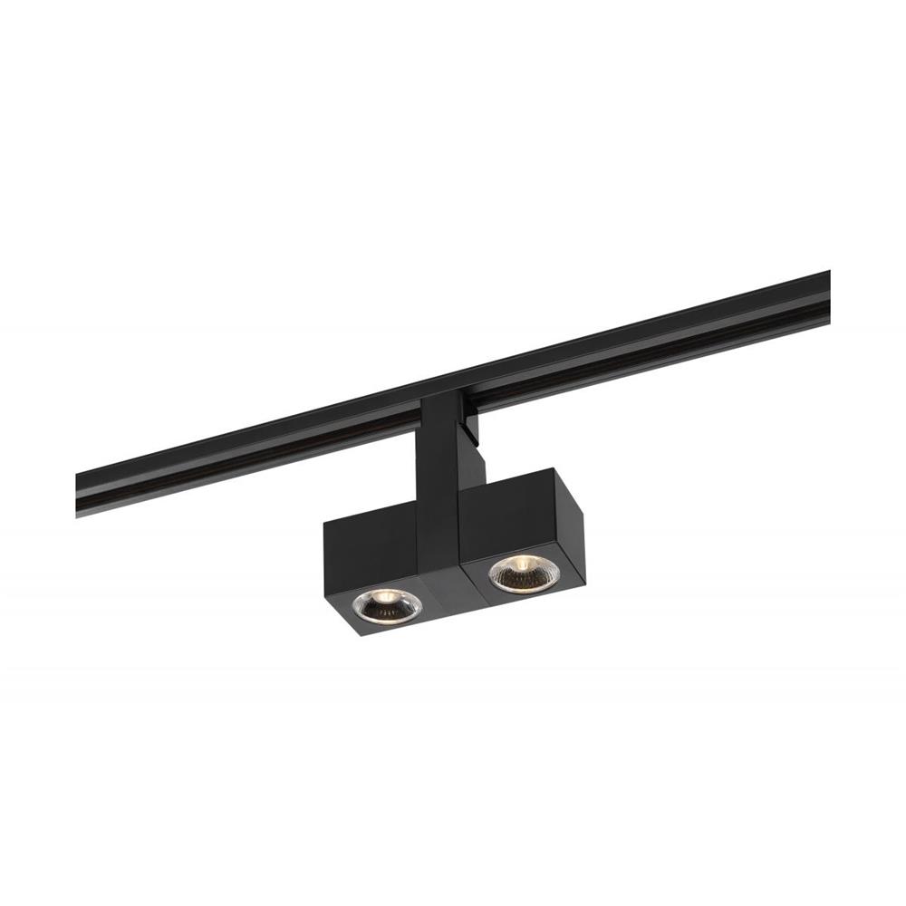 Nuvo Lighting TH484 LED Dual Square Track Head in Black