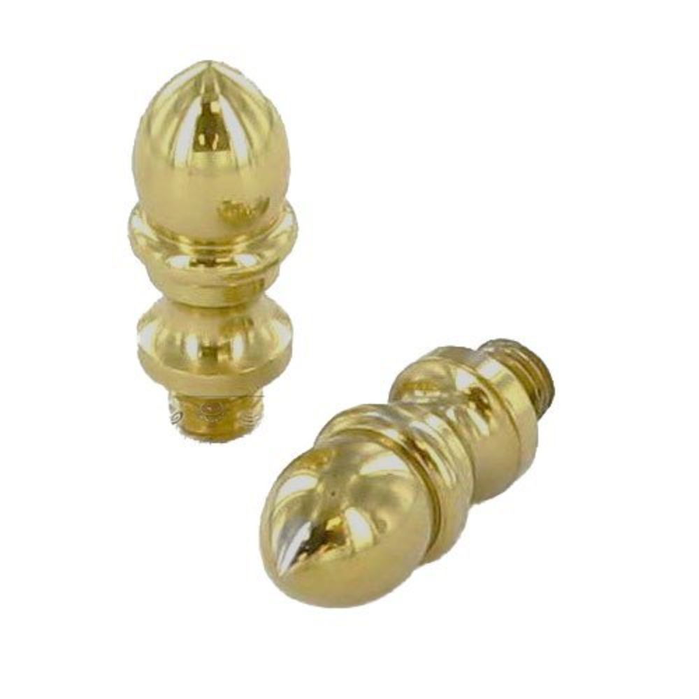 Omnia 085/CRN2.3A Pair of Crown Tips Unlacquered Bright Brass Finish