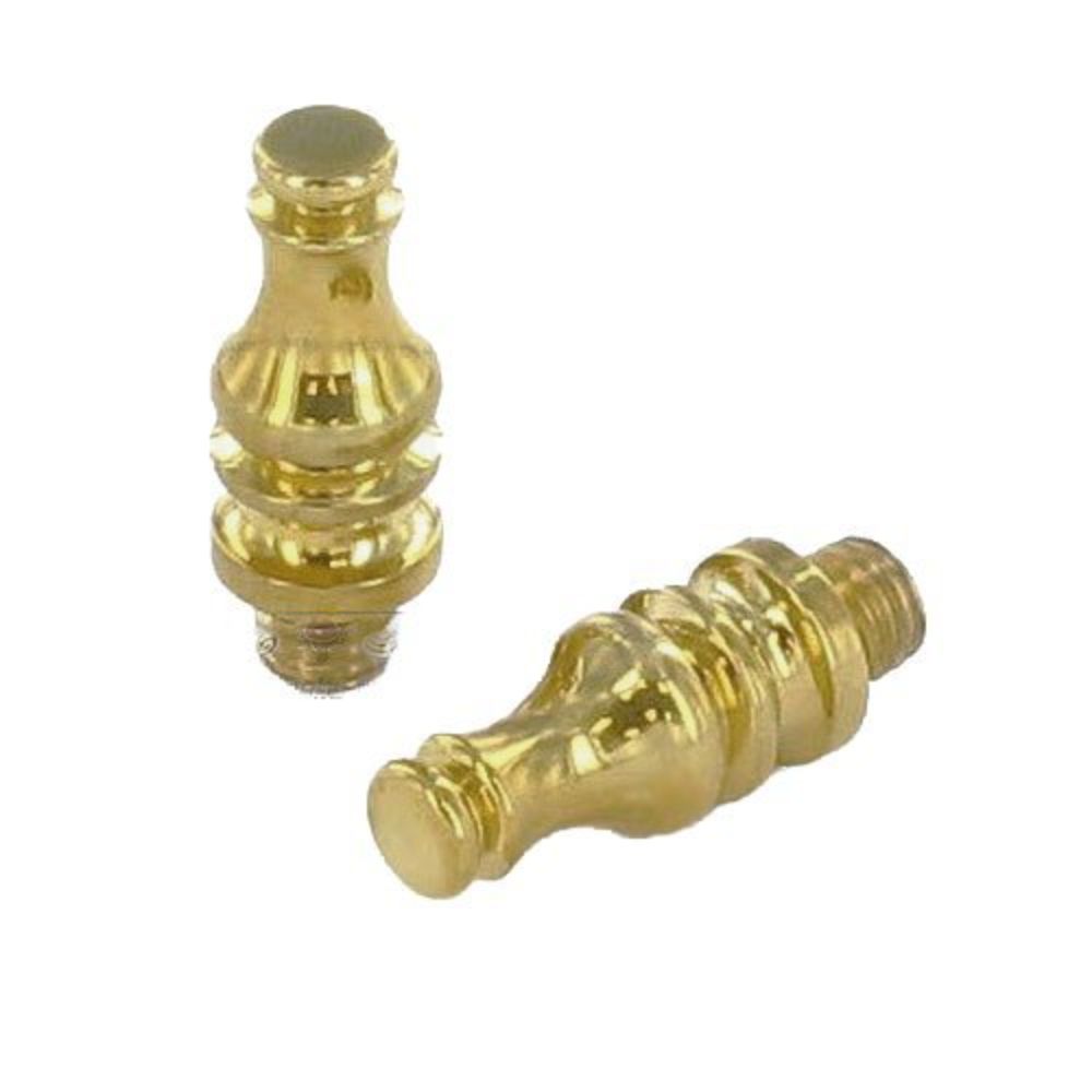 Omnia 085/STP2.3A Pair of Steeple Tips Unlacquered Bright Brass Finish