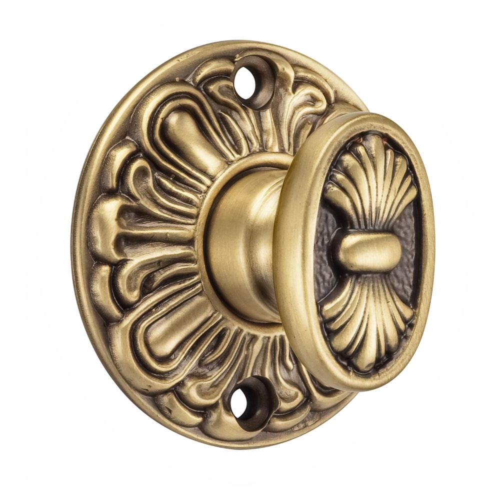 Omnia Industries 104CL/502.BAS ORNATE T.PIECE W/502 ROSE SI.B in Lacquered Siena Brass