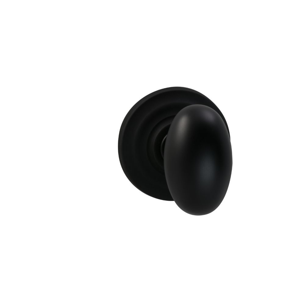Omnia Industries 434TD/234F.PA15 EGG KNOB TRAD ROSE,PASS. US15 in Satin Nickel Plated