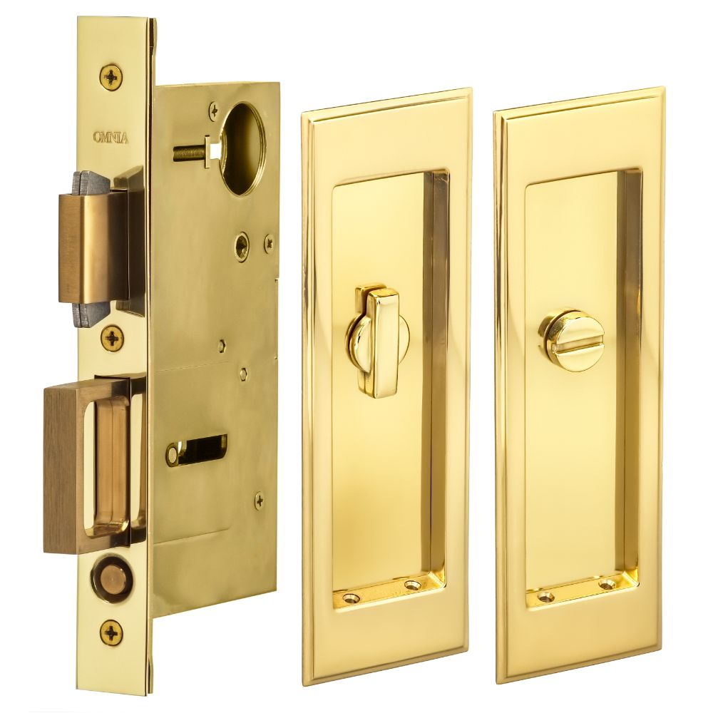 _7037/L.3 - Omnia 7037/L.3 Pocket Door Lock with Traditional ...