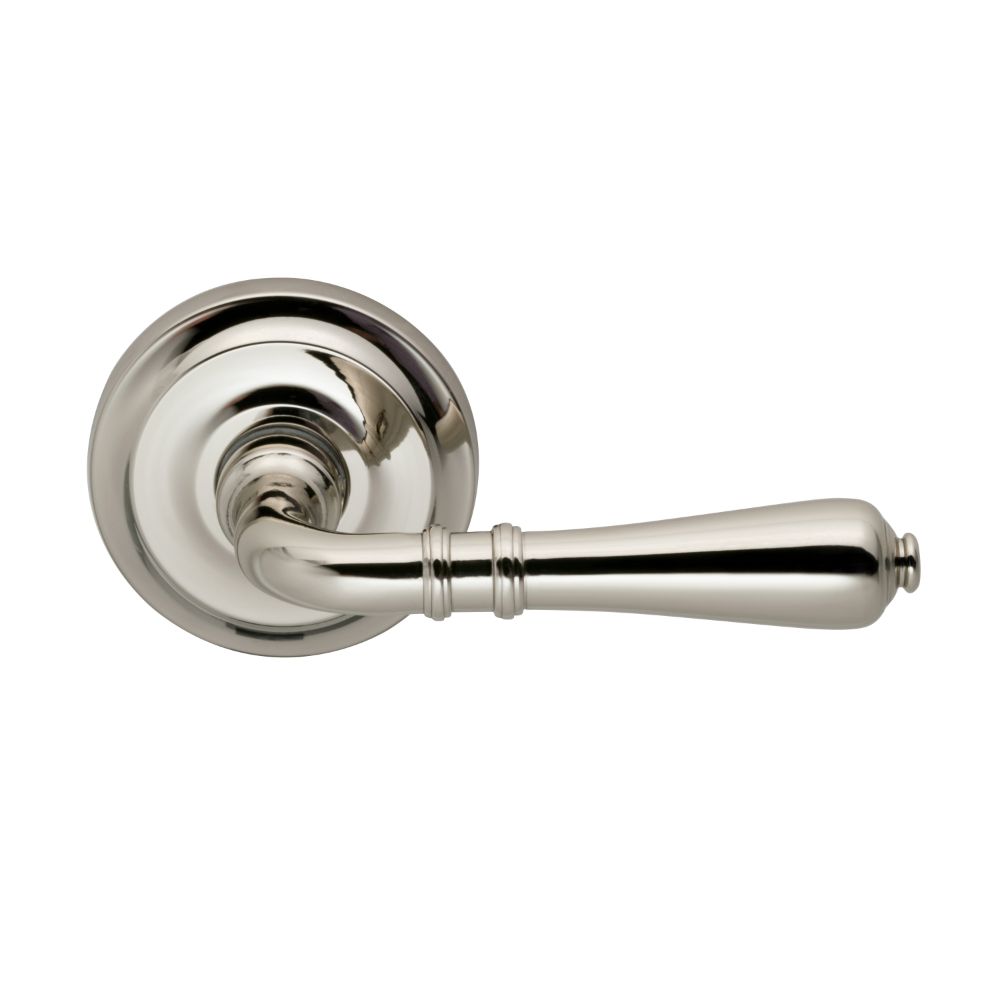 Omnia Industries 752/00.PA14 PASSAGE LATCHSET US14 in Polished Nickel Plated