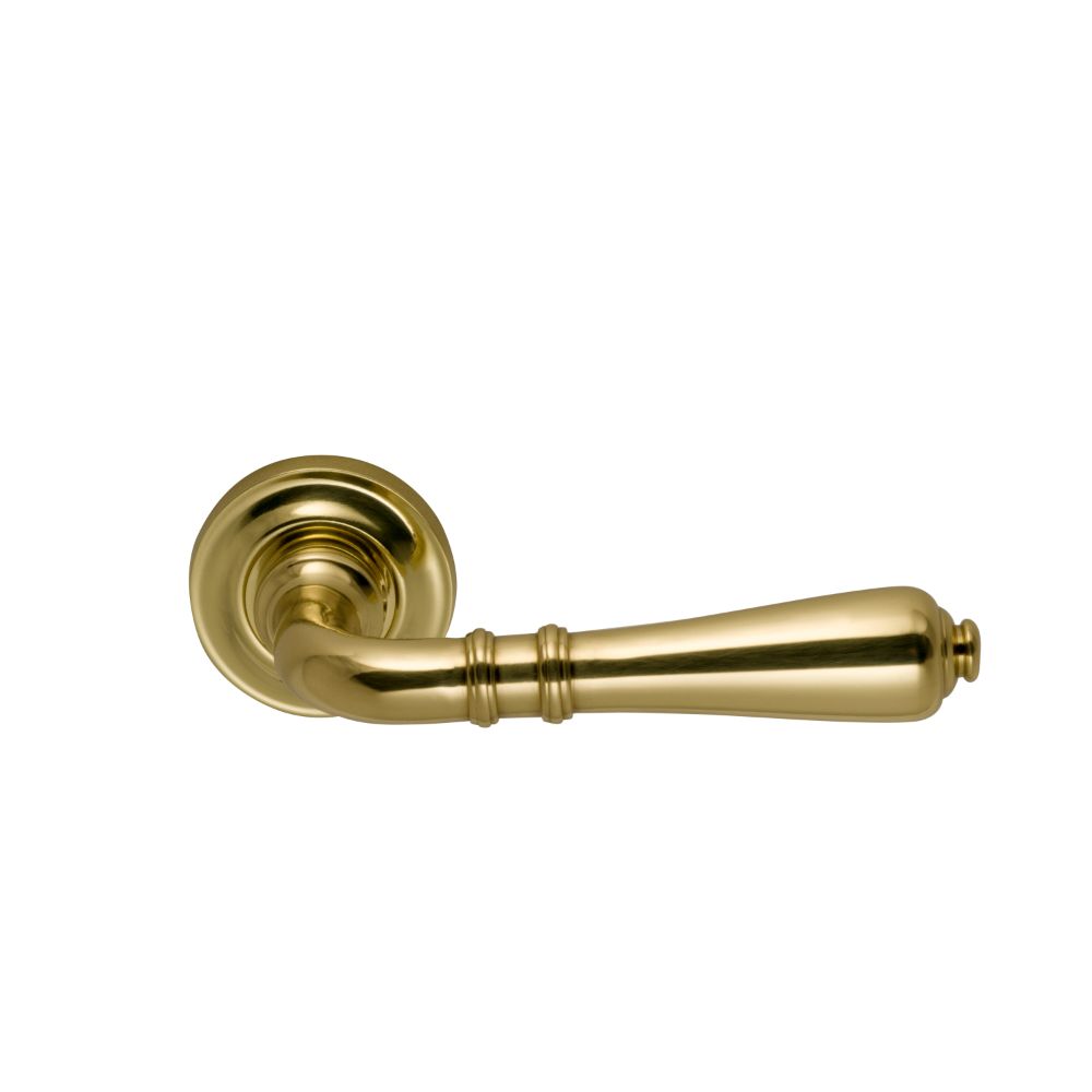 Omnia Industries 752/45.PA1 PASSAGE SET 238/138 W/013 US3 in Lacquered Polished Brass