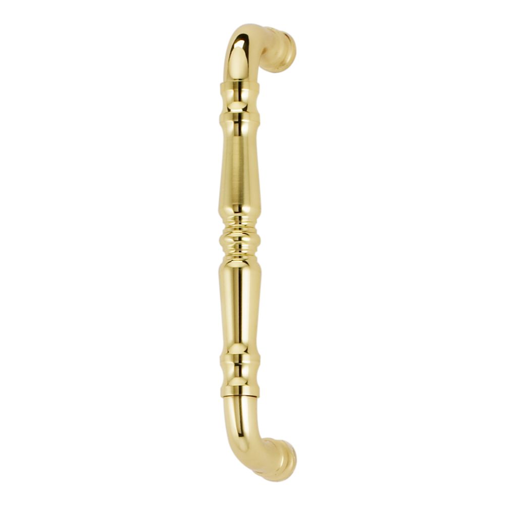 Omnia 9030/128.3 5" Center to Center Traditional Cabinet Pull Bright Brass Finish