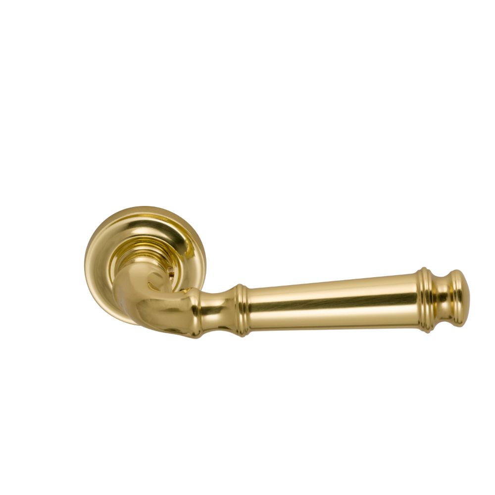 Omnia Industries 904/45.PA1 PASSAGE SET 238/138 W/013 US3 in Lacquered Polished Brass