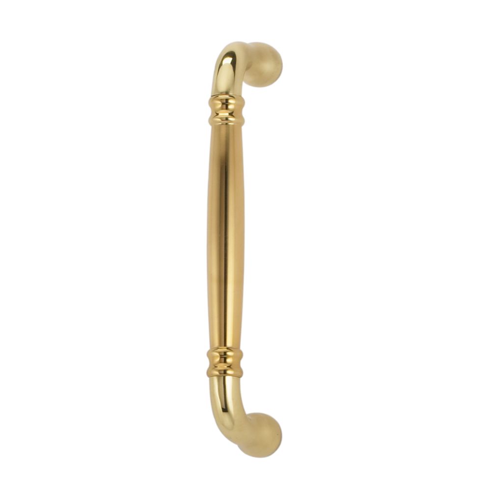 Omnia 9040/128.3 5" Center to Center Traditional Cabinet Pull Bright Brass Finish