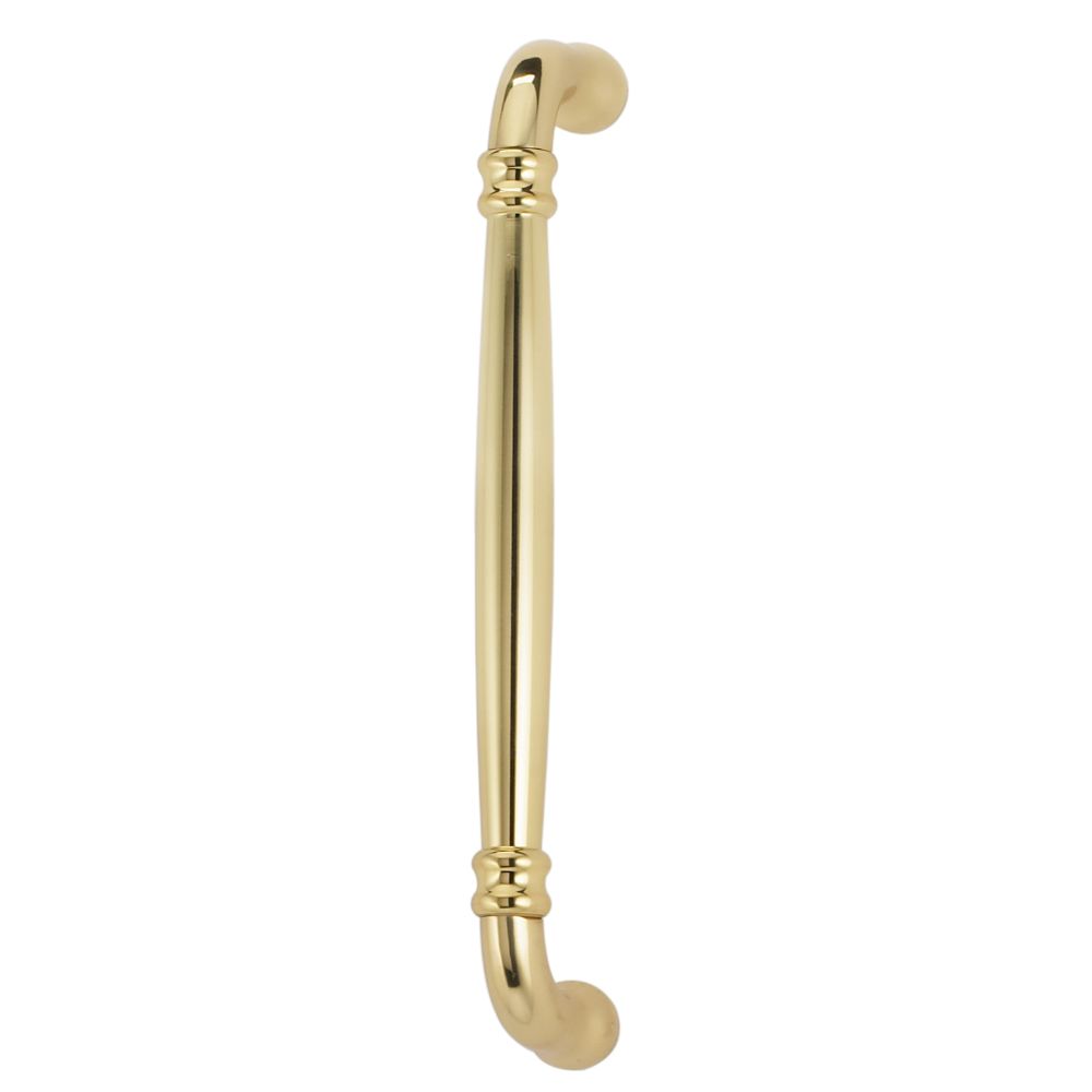Omnia 9040/178.3 7" Center to Center Traditional Cabinet Pull Bright Brass Finish