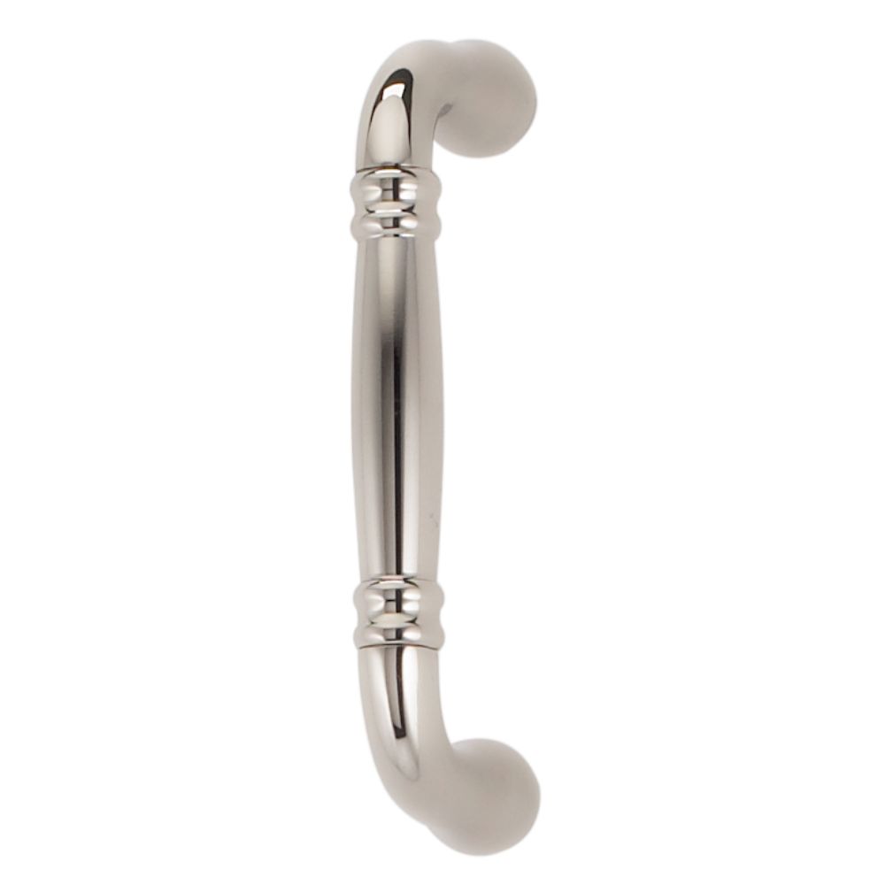 Omnia 9040/89.14 3-1/2" Center to Center Traditional Cabinet Pull Bright Nickel Finish