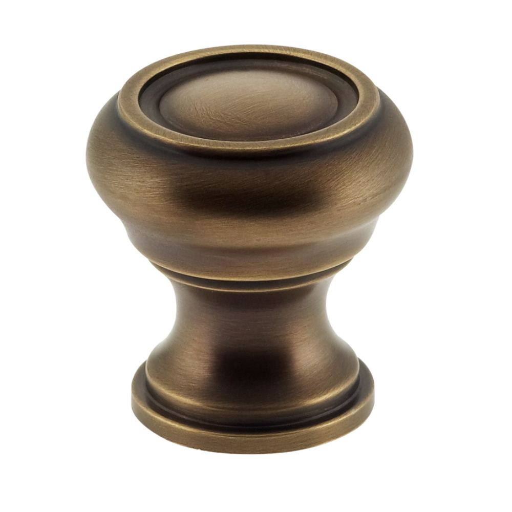 Omnia 9045/25.5 1" Traditional Cabinet Knob Antique Bronze Finish