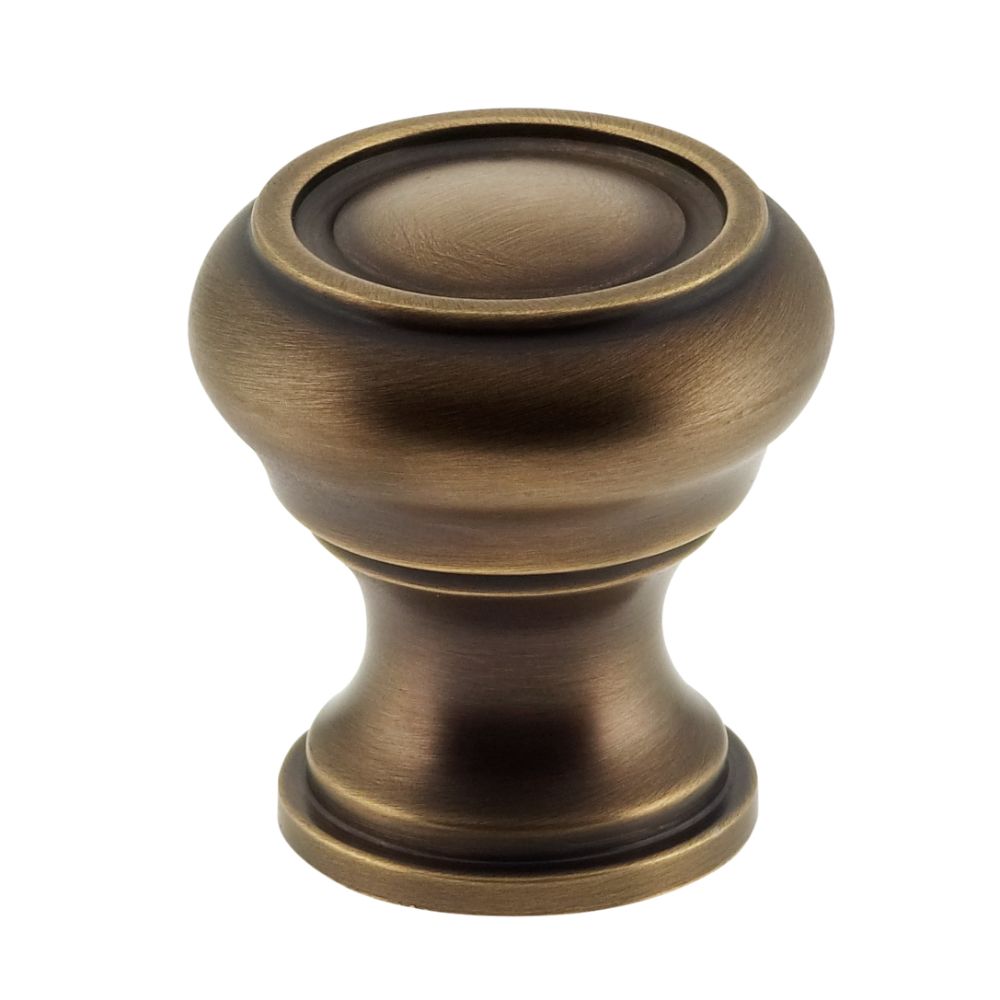 Omnia 9045/31.5 1-1/4" Traditional Cabinet Knob Antique Bronze Finish